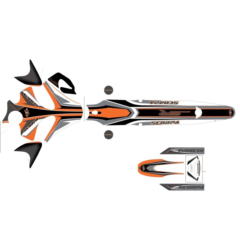 Kit autocollant complet Scorpa SR 2011