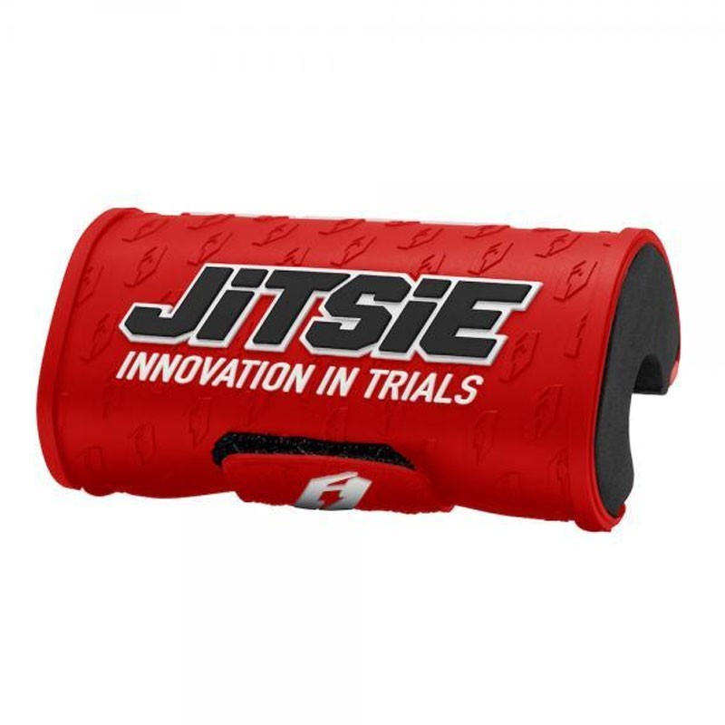28.6 mm diam handlebar pad Jitsie 3D red