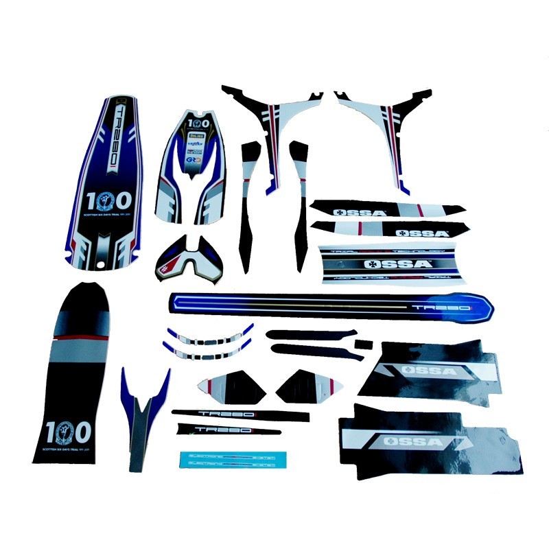 Kit autocollant complet Ossa Six Days 11