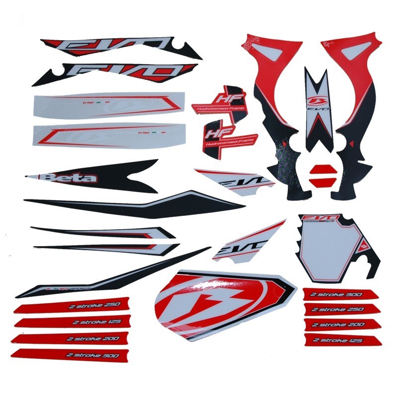 Kit autocollant partiel Beta Evo 2013