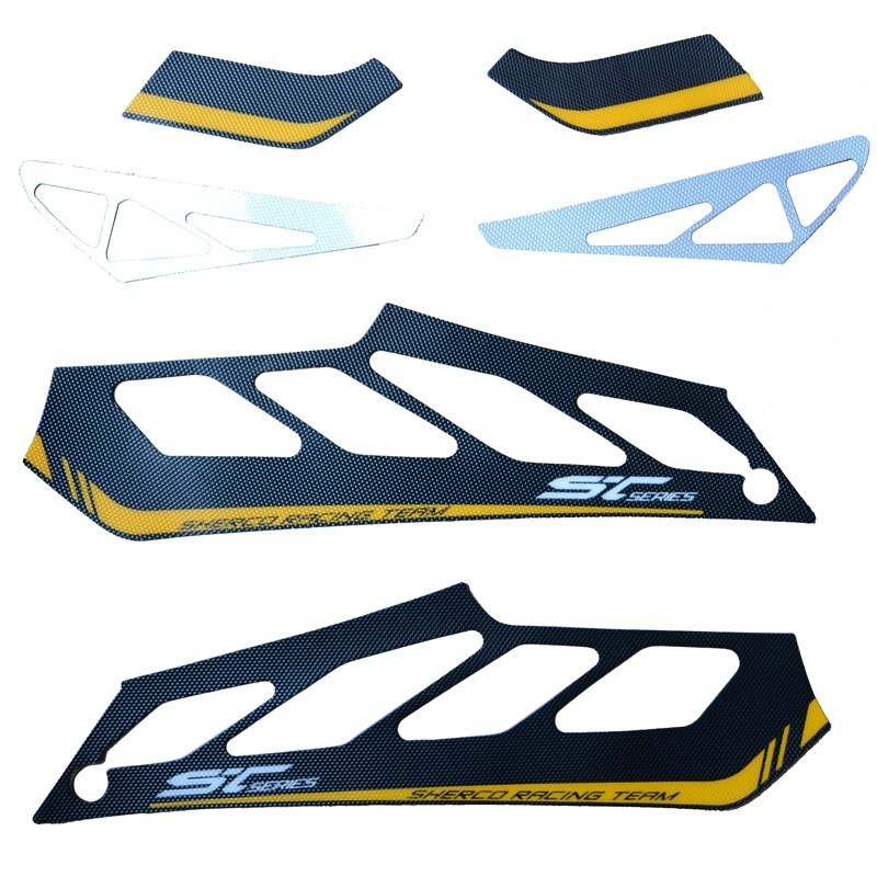 Adhésif protection silencieux - réservoir Sherco 2013 (jeu)