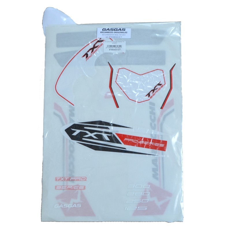 Kit autocollant complet GasGas TxT pro 2013