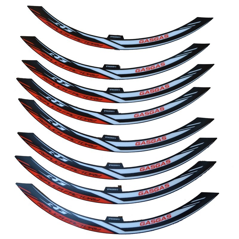 Autocollants roue GasGas TxT pro Factory 2013 (set)