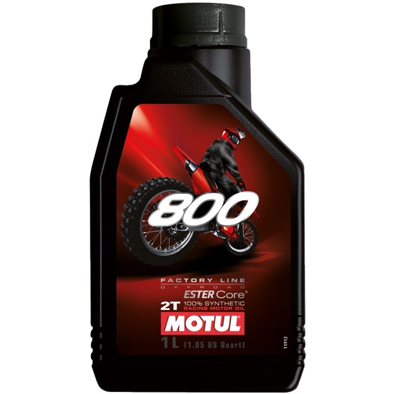 Huile 2T Motul 800 Off Road - 1 litre