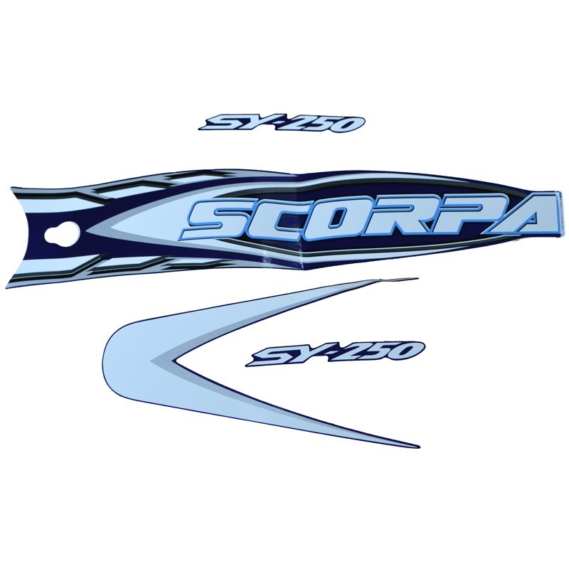 Kit autocollant Scorpa SYF250 - 2007