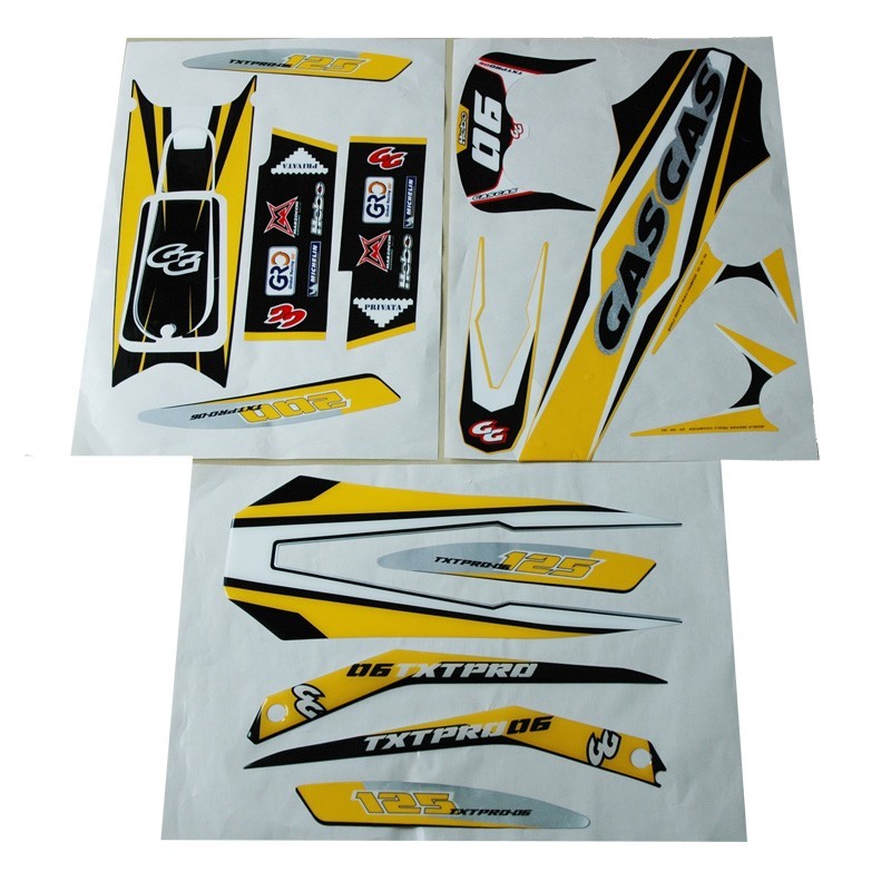 Kit autocollant complet GasGas TxT 2006