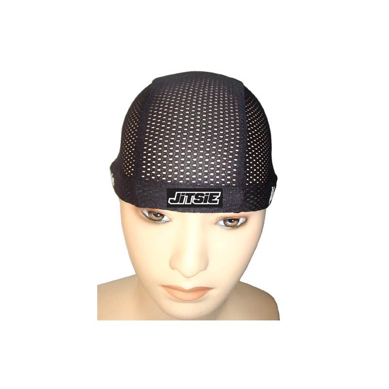 Muts onder helm