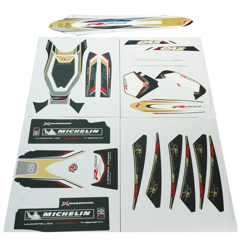 Complete set of stickers for GG Raga 10